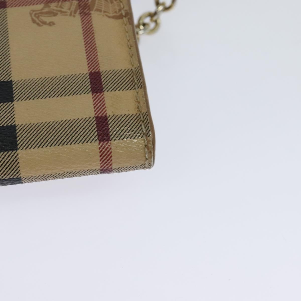 Burberry Haymarket, Beige, Canvas, wallet