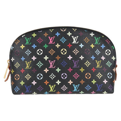Louis Vuitton Cosmetic pouch, Black, Canvas, clutch