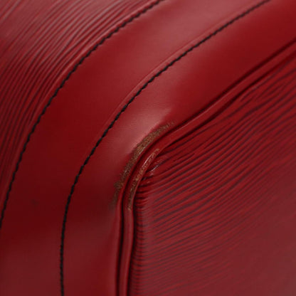 Louis Vuitton Noe, Red, Leather, shoulder