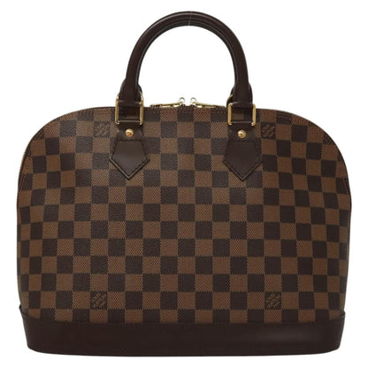 Louis Vuitton Alma, Brown, Canvas, handbag