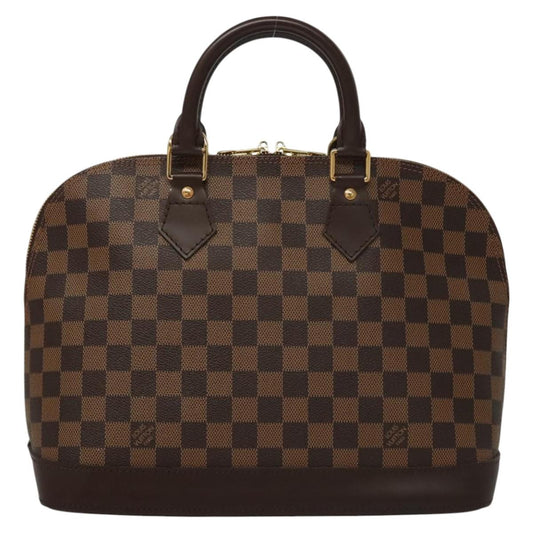 Louis Vuitton Alma, Brown, Canvas, handbag