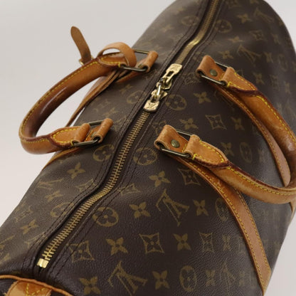 Louis Vuitton Keepall 45, Brown, Canvas, travel