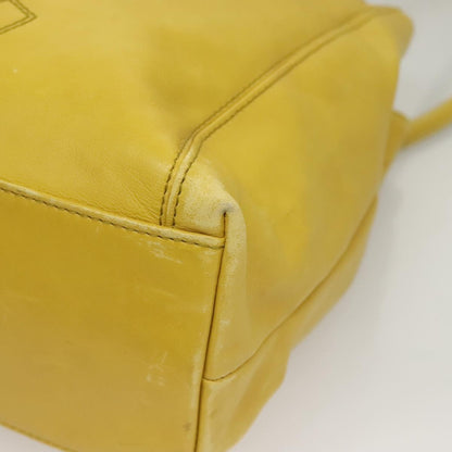 Chanel Coco Mark, Yellow, Leather, shoulder