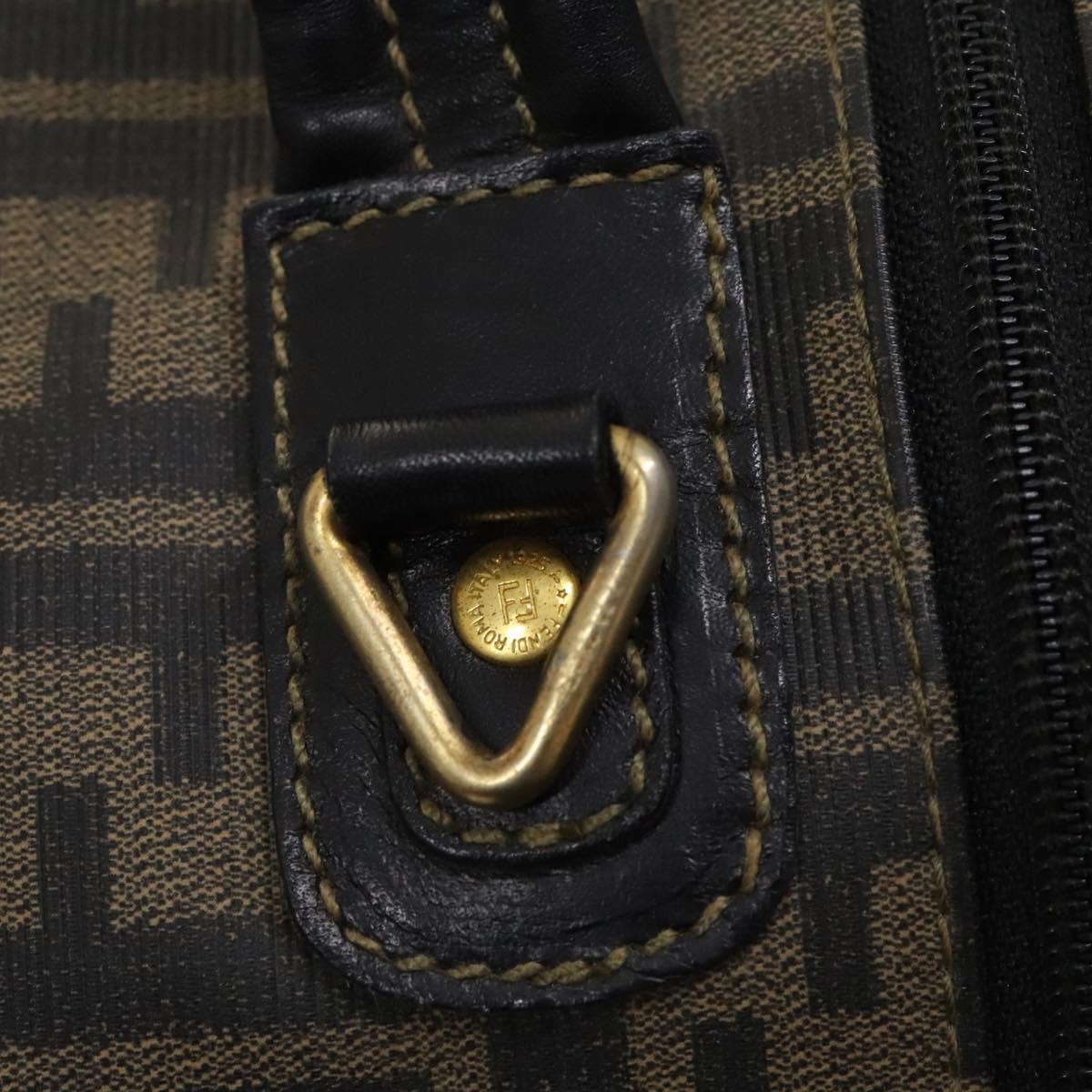 Fendi Zucca, Brown, Canvas, handbag