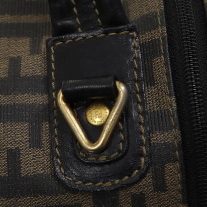 Fendi Zucca, Brown, Canvas, handbag