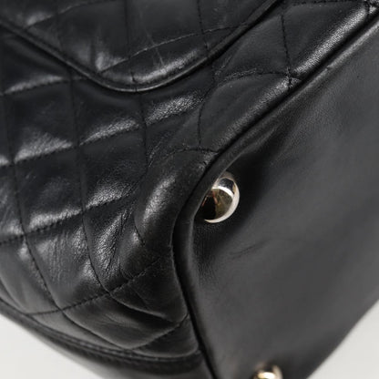 Chanel Cambon, Black, Leather, handbag