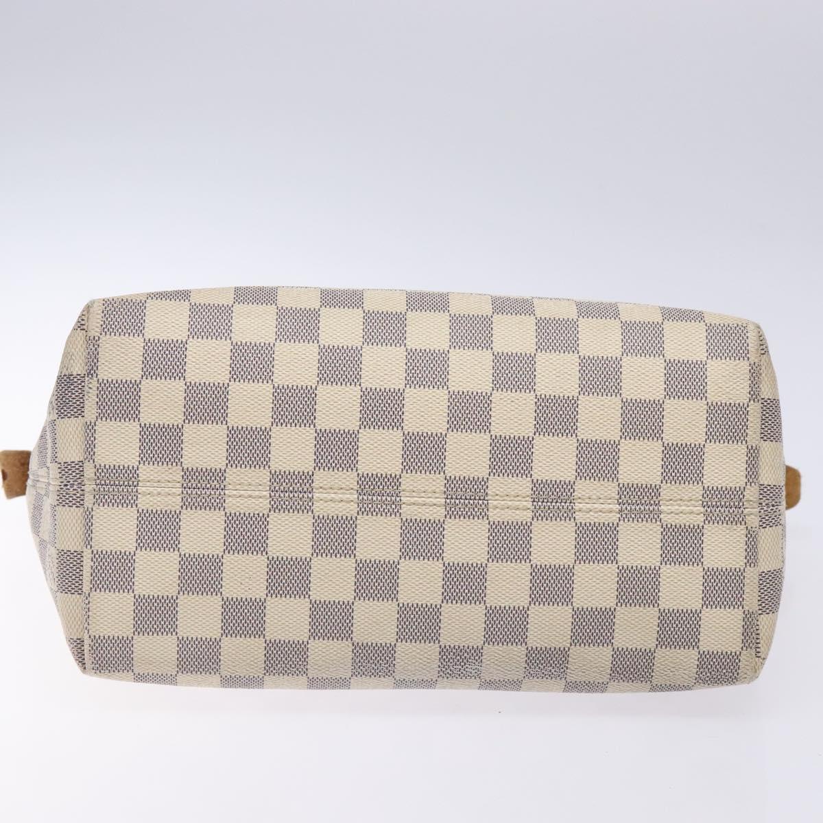 Louis Vuitton Lena PM, White, Canvas, shoulder