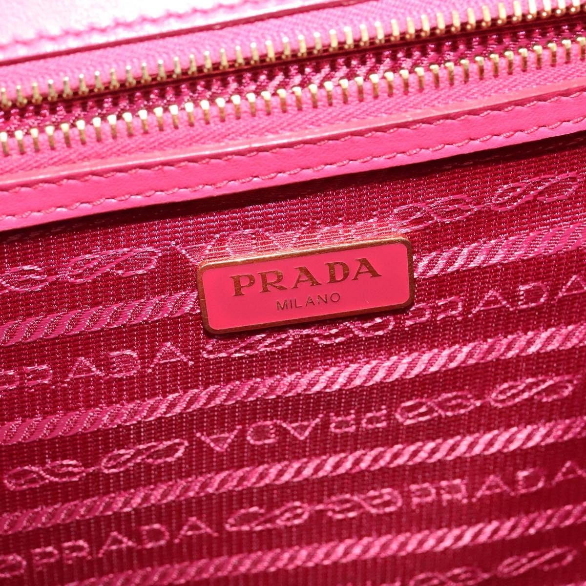 Prada Turnlock, Pink, Leather, shoulder