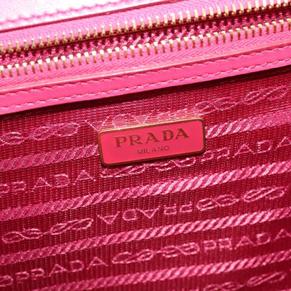 Prada Turnlock, Pink, Leather, shoulder