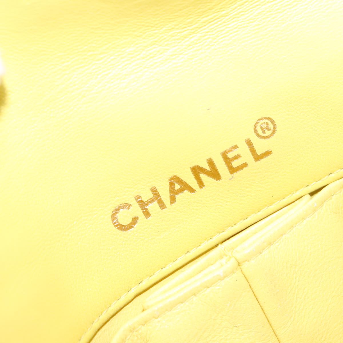 Chanel Chocolate bar, Beige, Leather, shoulder