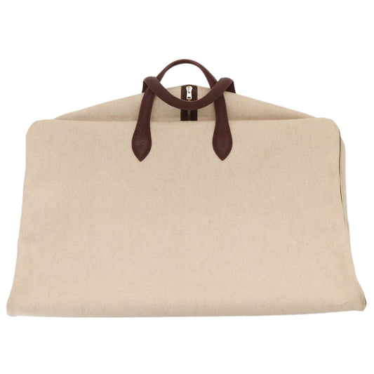 Hermès Victoria, Beige, Canvas, travel