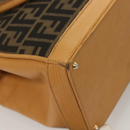 Fendi Zucca, Brown, Canvas, handbag