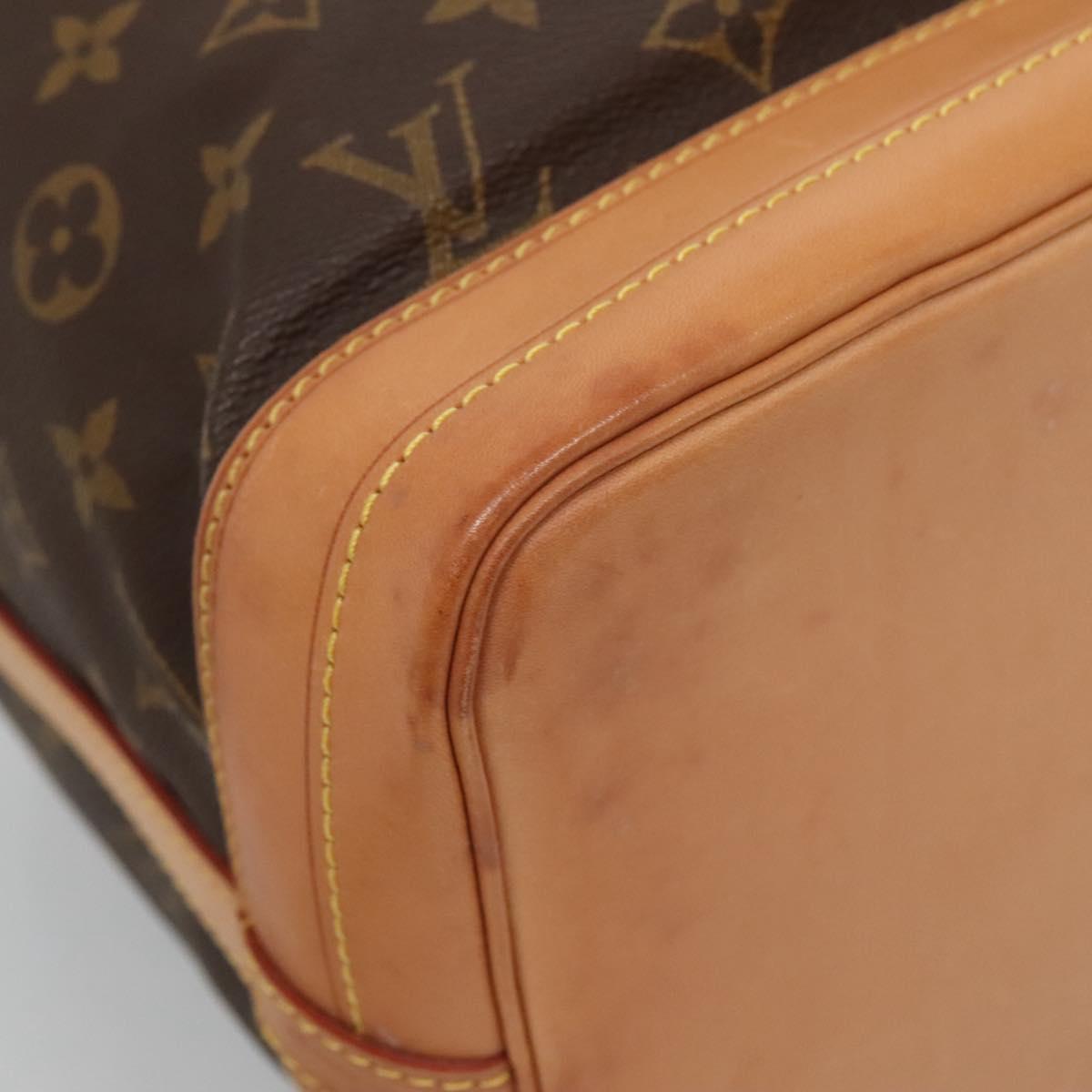 Louis Vuitton Noe, Brown, Canvas, shoulder