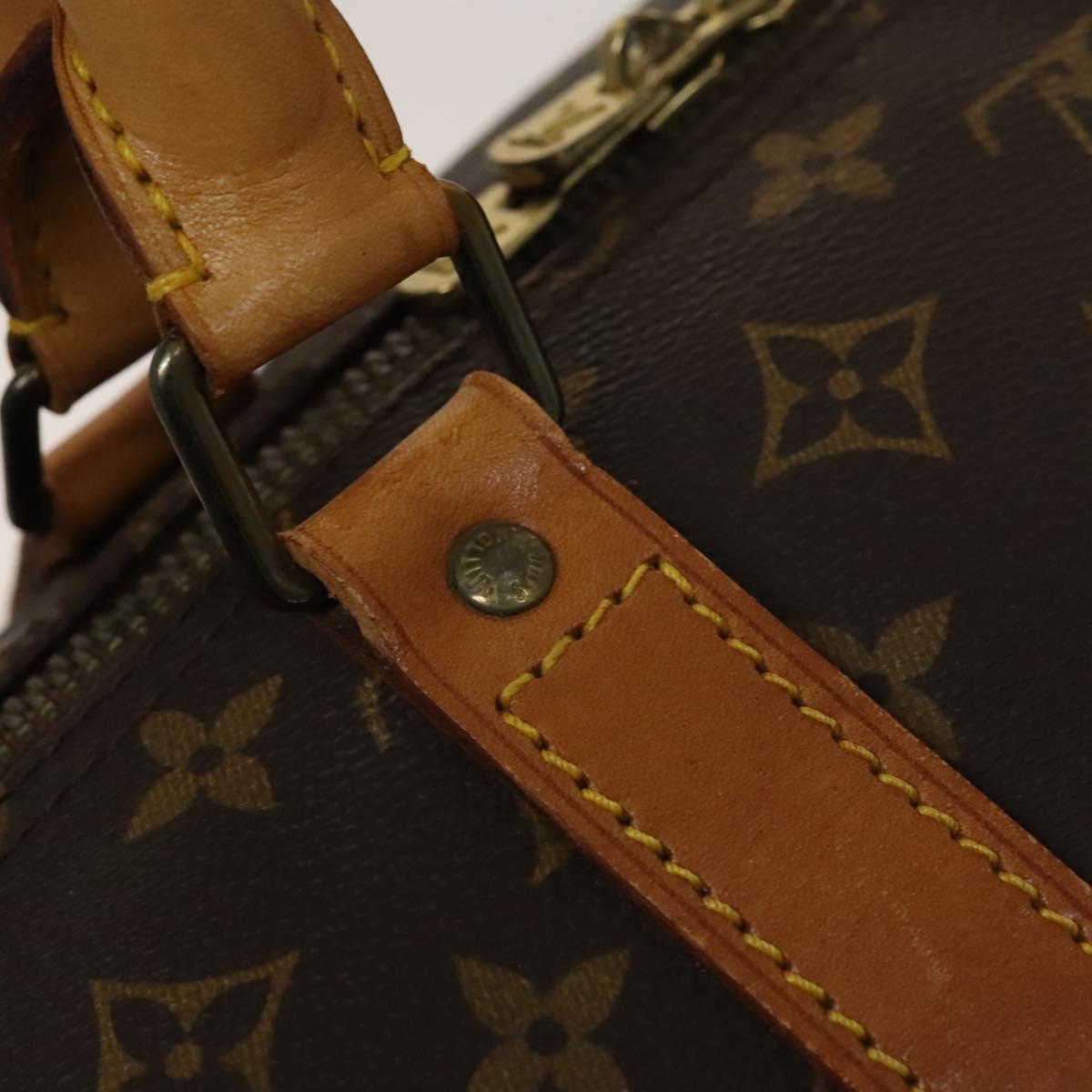 Louis Vuitton Keepall 60, Brown, Canvas, travel