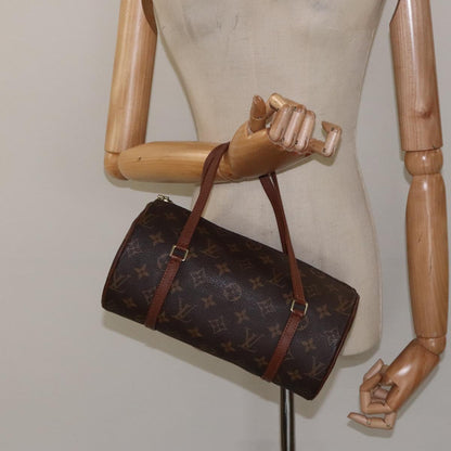 Louis Vuitton Papillon 26, Black, Canvas, handbag