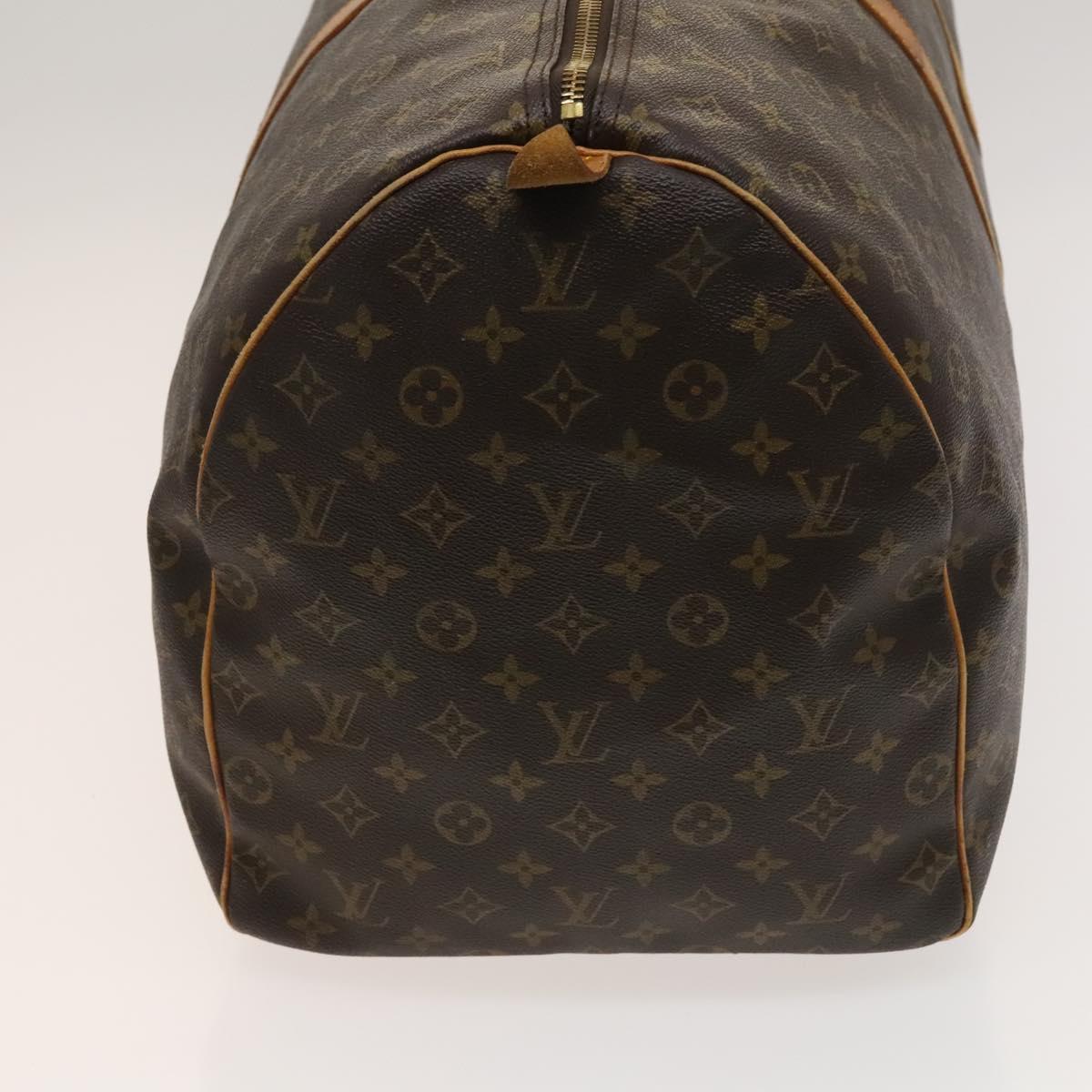 Louis Vuitton Keepall 60, Brown, Canvas, travel
