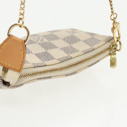 Louis Vuitton Pochette Accessoire, Grey, Canvas, handbag