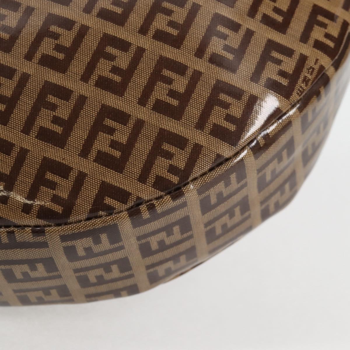 Fendi Zucchino, Brown, Canvas, handbag