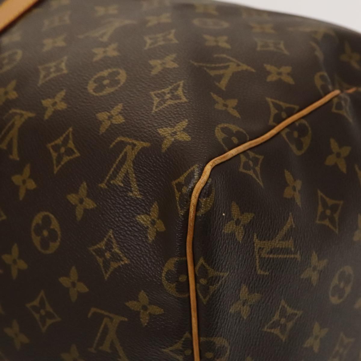 Louis Vuitton Keepall 55, Brown, Canvas, travel