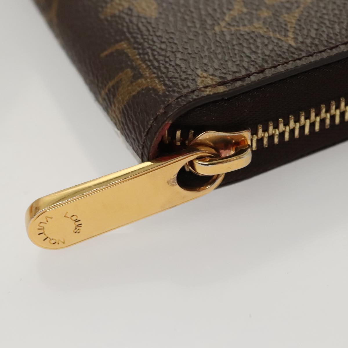 Louis Vuitton Portefeuille zippy, Brown, Canvas, wallet