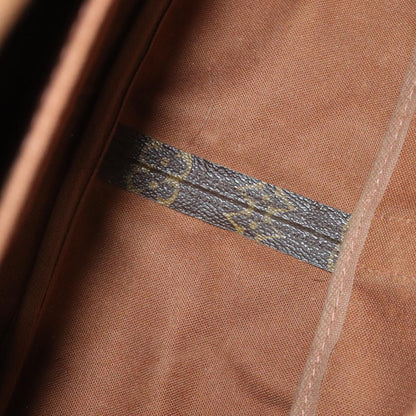 Louis Vuitton Saumur 35, Brown, Canvas, shoulder