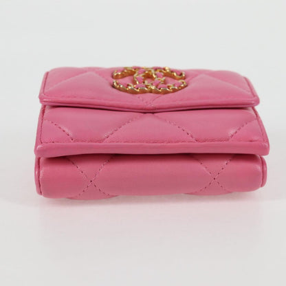 Chanel Chanel 19, Pink, Leather, wallet