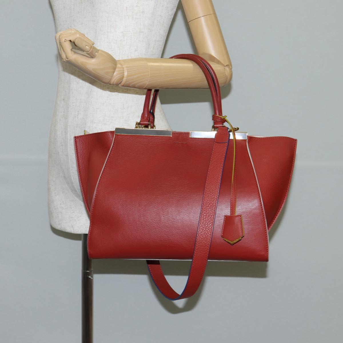 Fendi 3Jours, "BROWN,GOLD", Leather, tote
