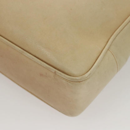 Chanel Coco Mark, Beige, Leather, shoulder