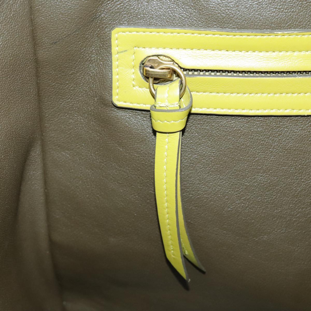 Céline Luggage, Green, Leather, handbag