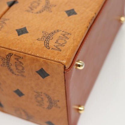 MCM Visetos, Brown, Canvas, handbag
