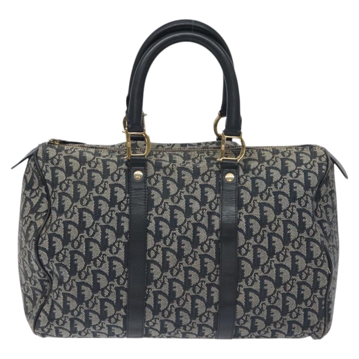 Dior Trotter, Navy, Canvas, travel