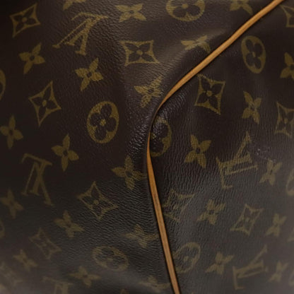Louis Vuitton Keepall 60, Brown, Canvas, travel