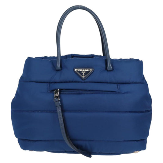 Prada Re-Nylon, Blue, NYLON, handbag
