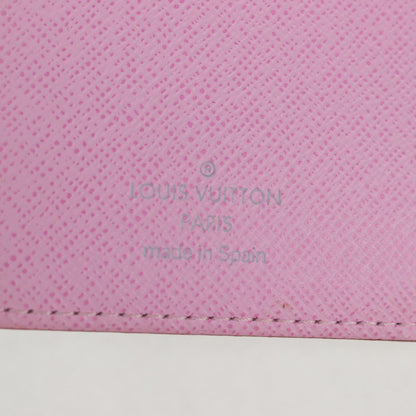 Louis Vuitton Agenda PM, White, Canvas, wallet