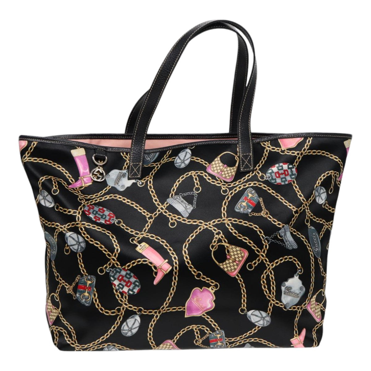 Gucci Gucci Print, Multicolour, Silk, tote