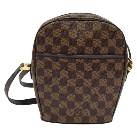 Louis Vuitton Ipanema, Brown, Canvas, shoulder