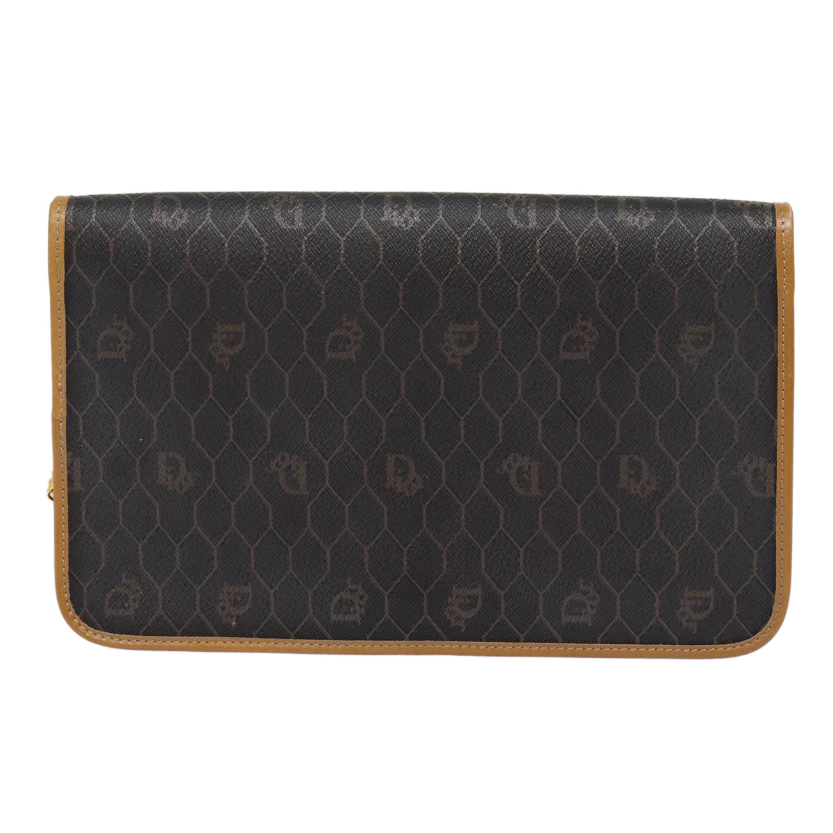 Dior Honeycomb, Black, Canvas, shoulder