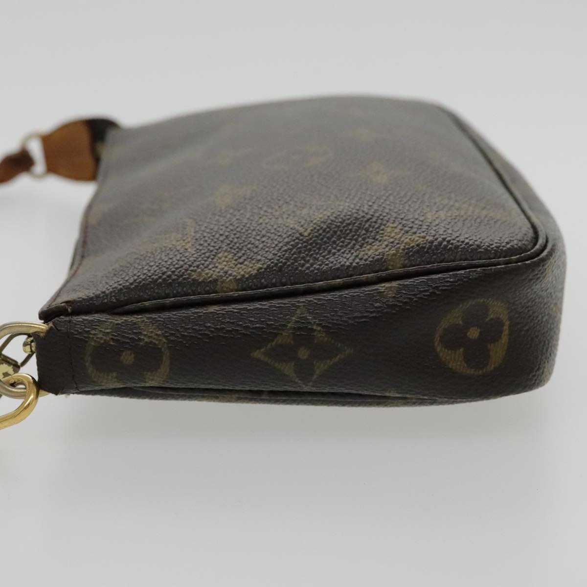 Louis Vuitton Pochette Accessoire, Brown, Canvas, clutch