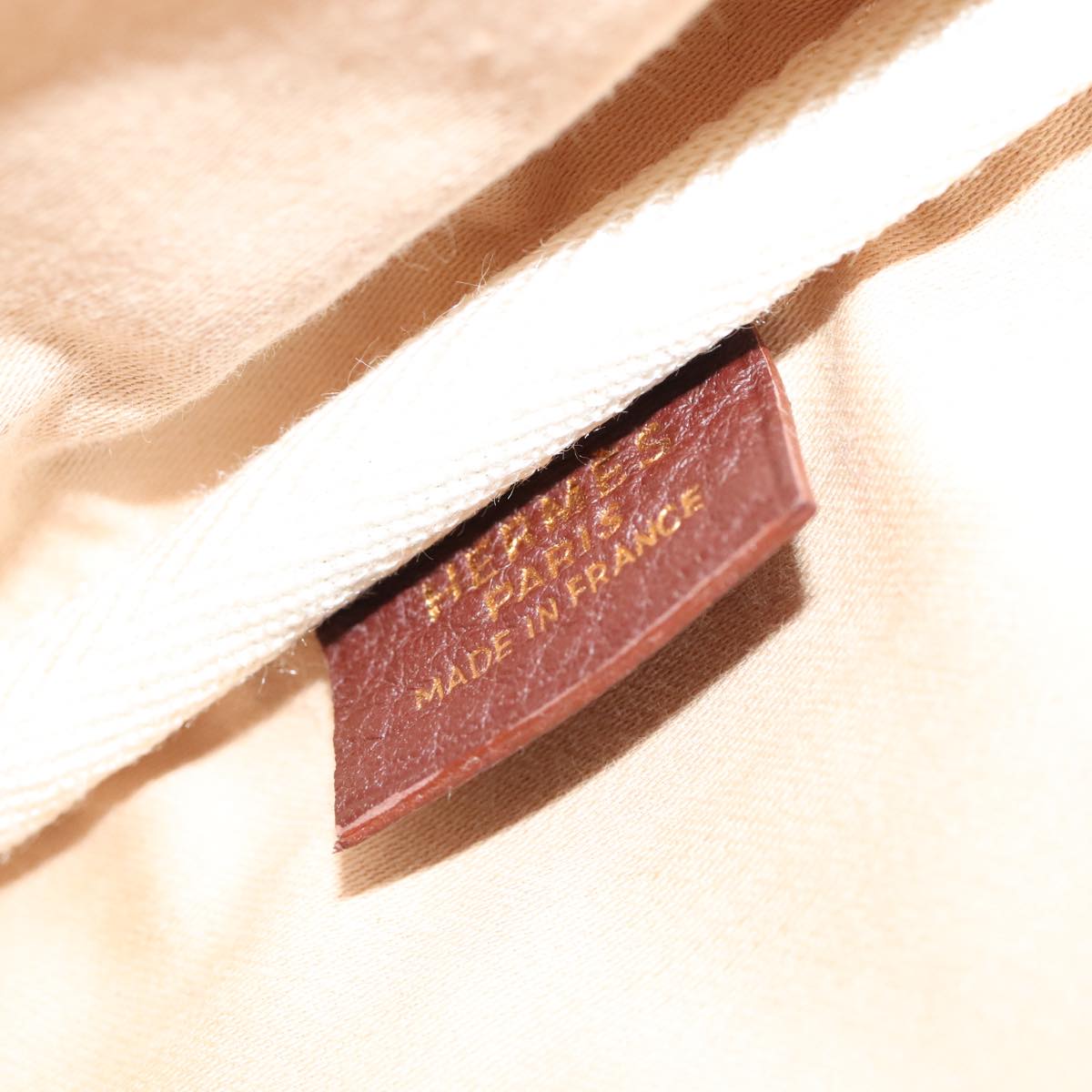 Hermès Victoria, Beige, Canvas, travel