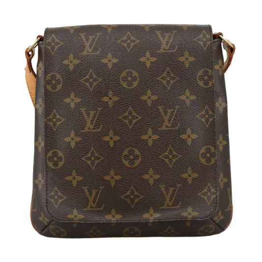 Louis Vuitton Musette Salsa Handbag Monogram Canvas, BROWN, CANVAS, Handbag
