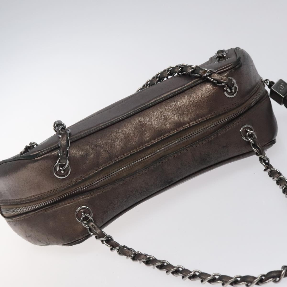 Chanel Tassel, Brown, Leather, shoulder