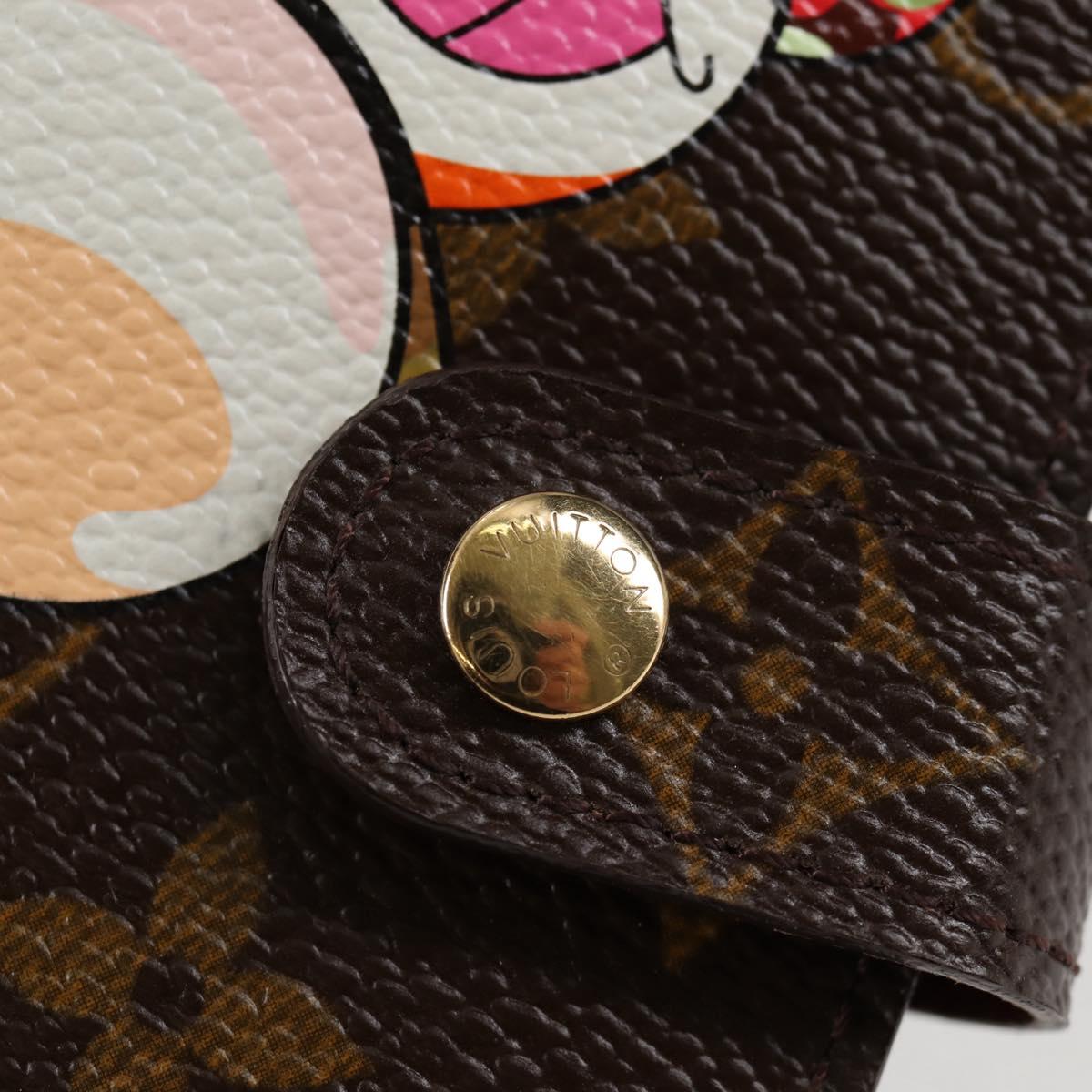 Louis Vuitton Agenda PM, Brown, Canvas, wallet