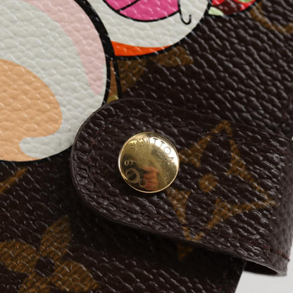 Louis Vuitton Agenda PM, Brown, Canvas, wallet