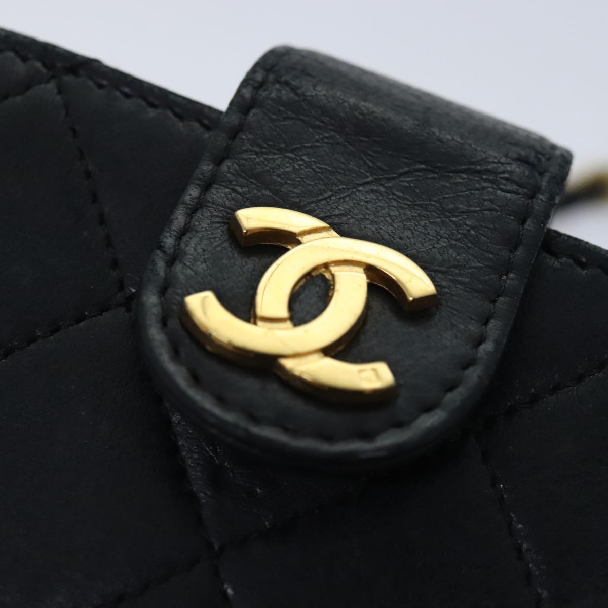 Chanel Matelassé, Black, Leather, shoulder