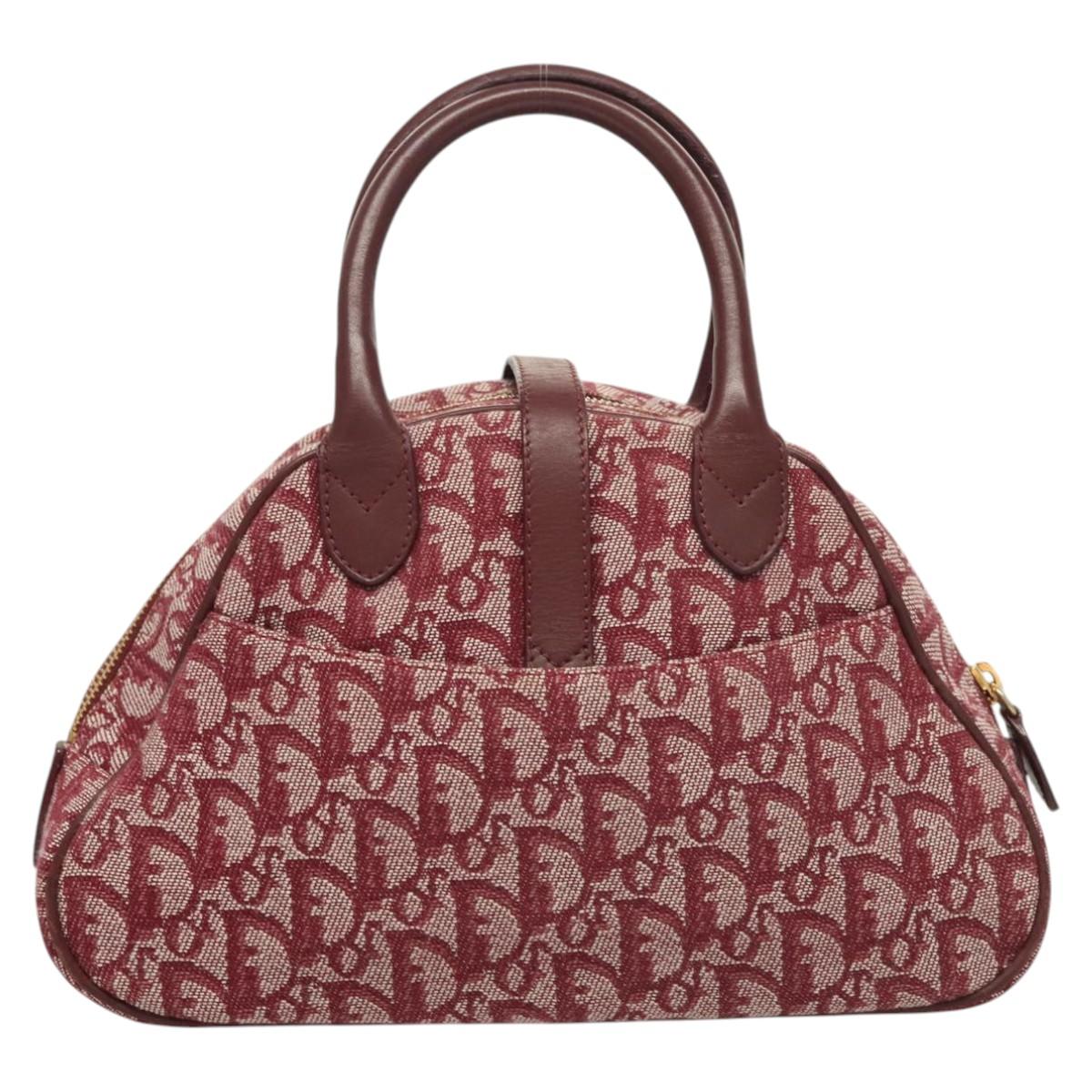 Dior Double Saddle, Red, Canvas, handbag