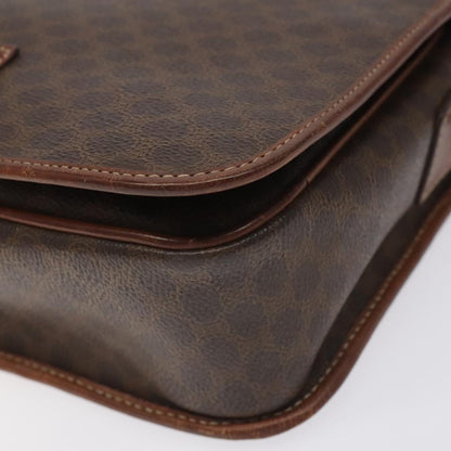 Céline Macadam, Brown, Canvas, shoulder