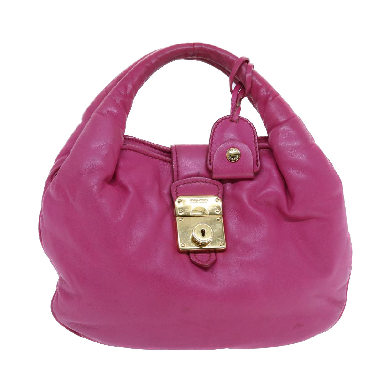 Miu Miu, Pink, Leather, handbag