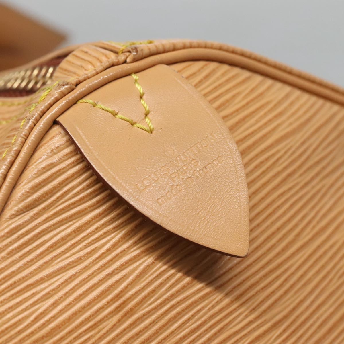 Louis Vuitton Keepall 50, Beige, Leather, travel