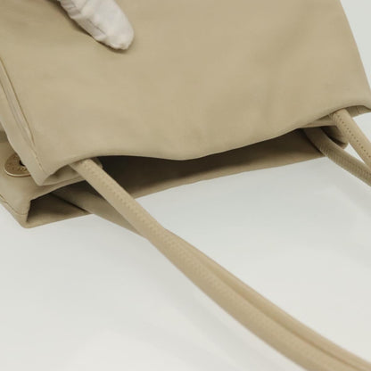 Chanel Camellia, Beige, Leather, shoulder