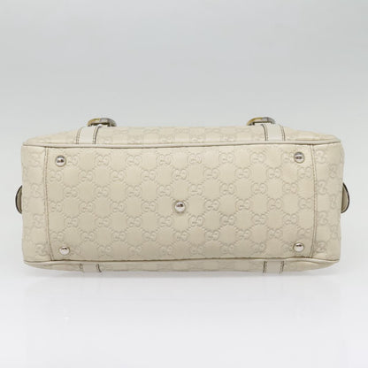 Gucci Vintage, White, Leather, handbag